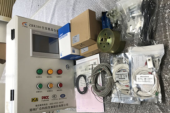 一拖二ZBK380型空壓機綜合保護裝置 斷油監(jiān)測儲氣罐超溫報警等功能